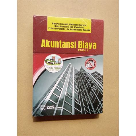 Jual Original Buku Akuntansi Biaya Edisi Baldric Siregar Dkk