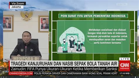 Tragedi Kanjuruhan Menpora Amali Tegaskan Pemerintah Sangat Berhati