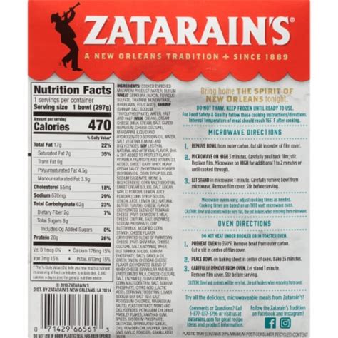 Zatarain S® New Orleans Style Shrimp Alfredo Frozen Meal 10 5 Oz Ralphs