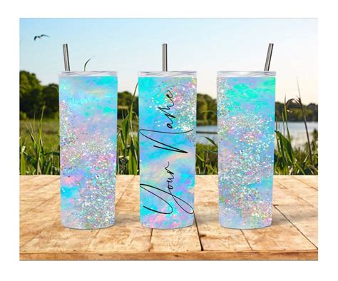 Glitter Tumbler Wrap Png Sublimation Design Oz Skinny Tumbler