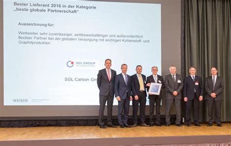 SGL Group Gets Award From Wacker Chemie TechnicalTextile Net