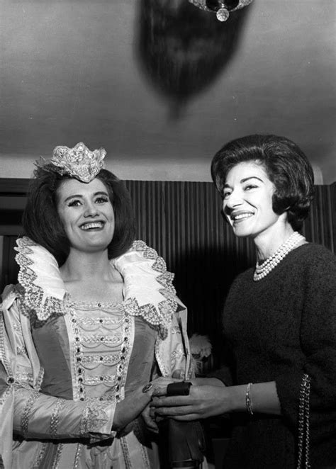 Joan Sutherland Maria Callas Opera Singers Greats Black And White