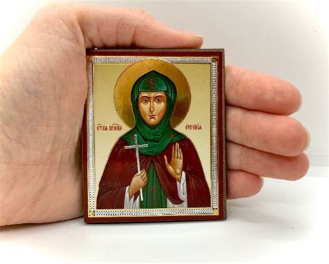 Икона Святая Евгения ОСВЯЩЕНО (7.5 х 6см) - купить по низким ценам в ...