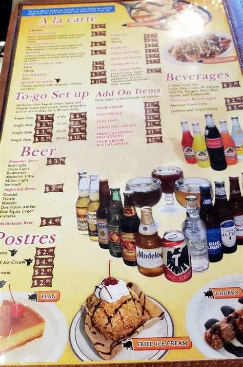 San Marcos Mexican Restaurant – Oklahoma City – Menu – Oklahoma Menu