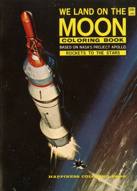 Dreams Of Space Books And Ephemera We Land On The Moon Coloring Book