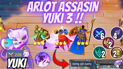 CARA MAIN YUKI SKIL 3HYPER ARLOT ASSASIN SEKALI SAPU RATA CUY100