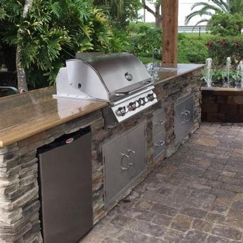 Bull Angus 30 Inch 4 Burner Built In Natural Gas Grill With Rotisserie 47629 Garage Cabinets