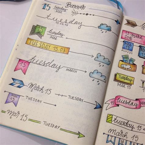 Easy Bullet Journal Header Ideas With Tutorial