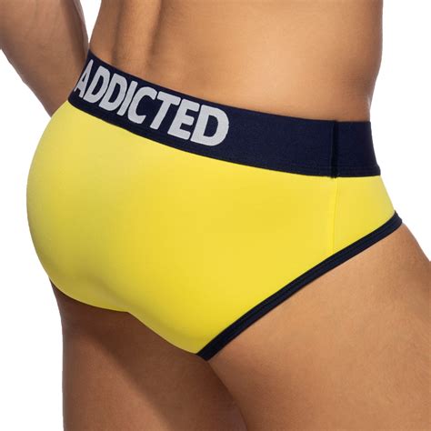 Slip swimderwear jaune ADDICTED vente de sous vêtements pour