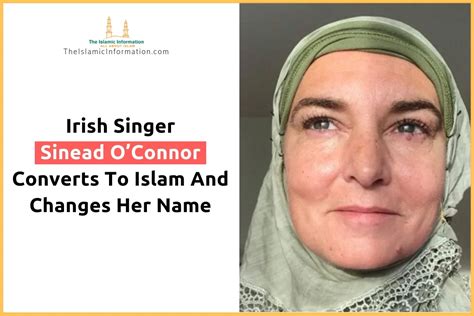 Famous Irish Singer Sinead Oconnor Converts To Islam