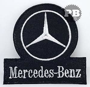 Vintage Mercedes Benz Racing Formula Biker Iron Sew On Patch