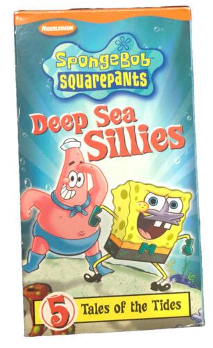 Deep Sea Sillies Spongebob Squarepants Vhs Tape Nickelodeon