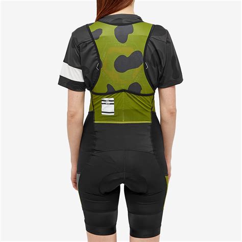 Rapha X Patta Women S Pro Team Training Cargo Bib Shorts Green Black