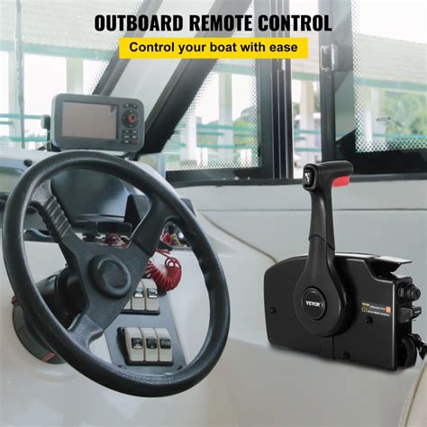 Vevor Outboard Remote Control Side Mount 881170a13 With 14 Pin Outboard Motor Controls 15 Feet