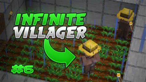 I Made Infinite♾️ Villager Breeding Farm Minecraft Survival Series Ep 6 Youtube