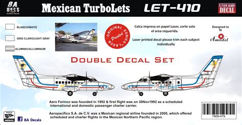 8aDecs Decals Catalogue MEXICAN TURBOLETS SET