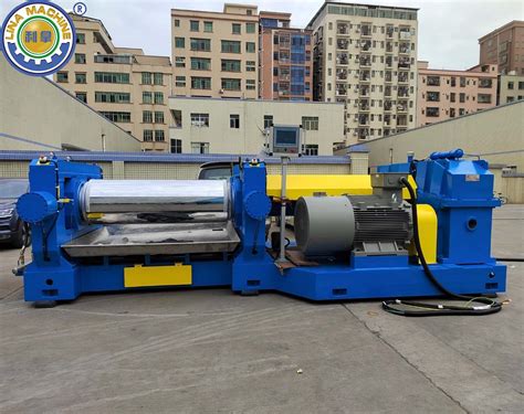 Xk Mass Production Two Roll Open Mixing Mill For Rubber