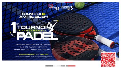 1ER TOURNOI DÉPARTEMENTAL DE PADEL pompiers13