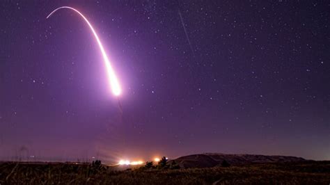 Air Force Test Launches Intercontinental Ballistic Missile