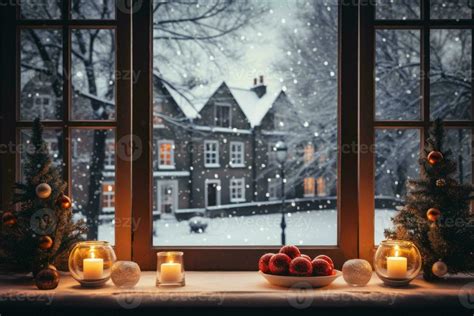 Christmas Window Stock Photos, Images and Backgrounds for Free Download