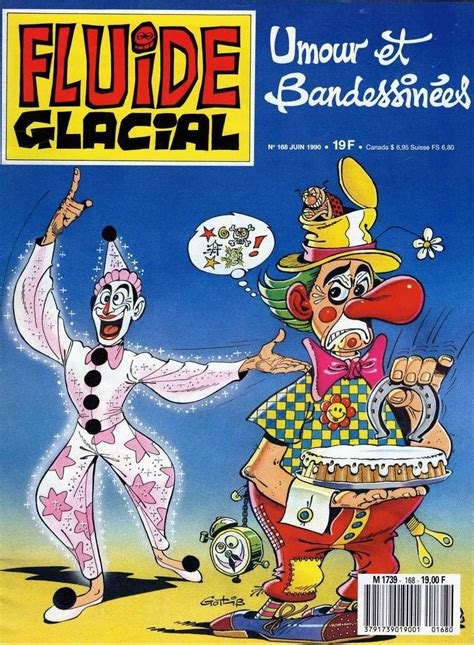 Fluide Glacial N 168 Juin 1990 Couverture Gotlib Ligne Claire