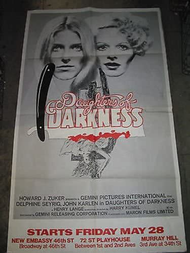 Daughters Of Darkness Original U S Subway Movie Poster Delphine