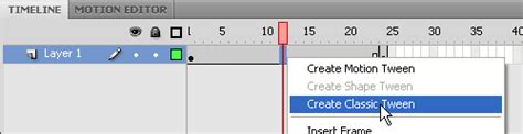 How To Make A Classic Tween Animation In Flash Cs Flash Explained