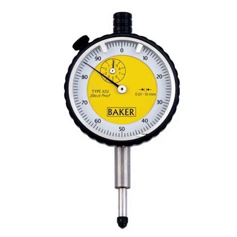 Stainless Steel Baker Mechanical Plunger Dial Gauge Shape Round At Rs