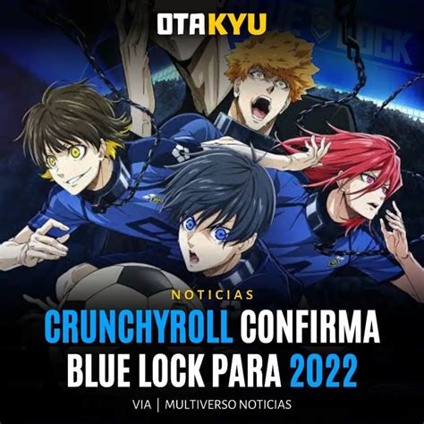 The Poster For Crunchyroll Confirma Blue Lock Para