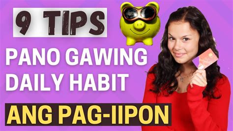 9 TIPS PANO MAG IPON NG PERA Daily Habit YouTube