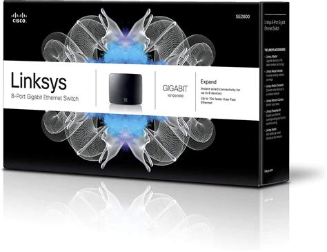 Linksys Se2800 8 Port Gigabit Ethernet Switch Se2800 Np