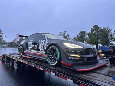 The Unplugged Performance Model S Plaid Racecar Headed To Pikes Peak