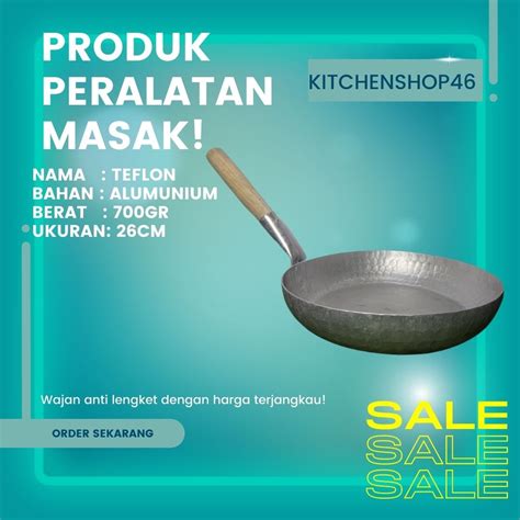 Jual Teflon Ukuran 26cm Shopee Indonesia