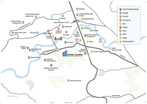 Godrej Hillside 2 Location Map Mahalunge Mumbai