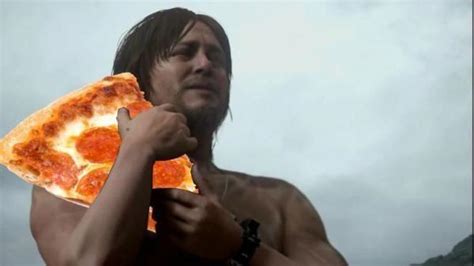 Pizza Norman Reedus Holding Things Know Your Meme