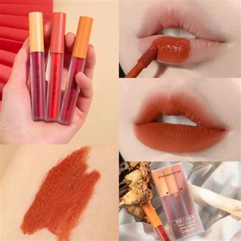 Nude Matte Velvety Lip Gloss Set Long Lasting Waterproof Pcs SHOPPE LK