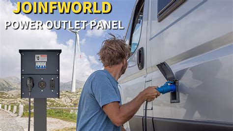 Snapklik Joinfworld Temporary Power Outlet Panel Weatherproof