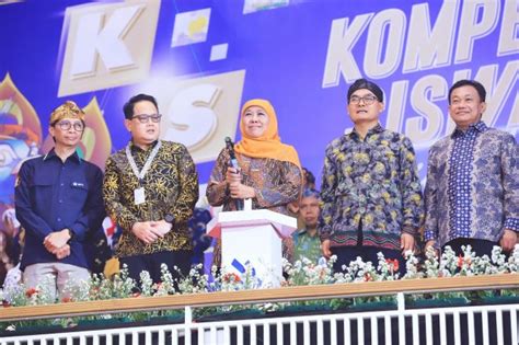 Lks Nasional Xxxi Resmi Dibuka Khofifah Ajang Lahirkan Siswa Unggul