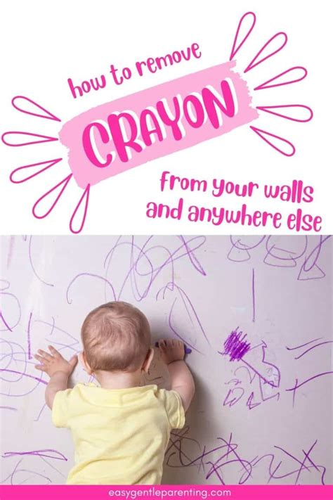 How To Remove Crayon From Wall