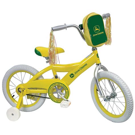 Girls John Deere® 16 Bike With Adjustable Training Wheels From