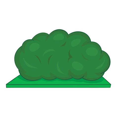 Bush icon, cartoon style 14738509 Vector Art at Vecteezy