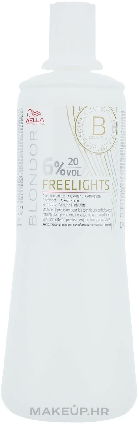 Wella Professionals Blondor Freelights Oxydant 6 20 Vol Oksidator 6