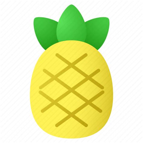 Pineapple Fruit Healthy Food Summer Tropical Exotic Fruit Ananas Icon Download On Iconfinder