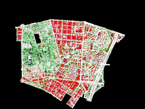 Plano Catastral Madrid Barrio El Retiro En AutoCAD Librería CAD