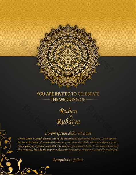 Wedding Invitation Card | EPS Free Download - Pikbest