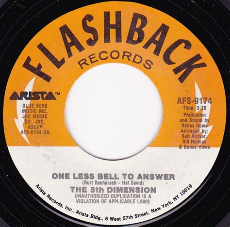 The Th Dimension One Less Bell To Answer Discogs