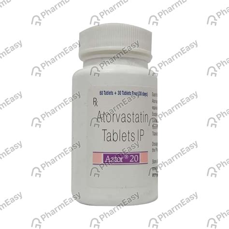 Aztor 20 Mg Tablet 90 Uses Side Effects Price And Dosage Pharmeasy