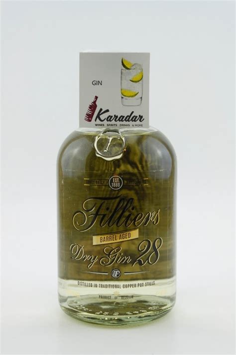 Filliers Dry Gin Barrel Aged Belgium Vol Gin Karadarsho