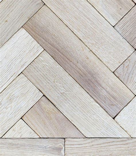 Unfinished Tumbled European Oak Herringbone 70mm X 22mm X 230mm Solid Parquet Wood Flooring