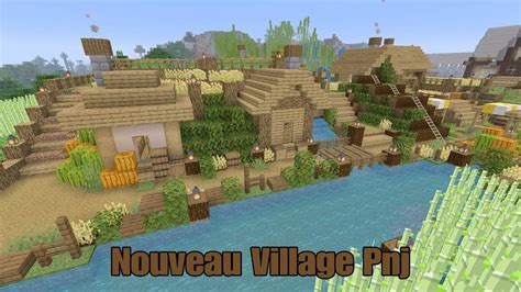 UN NOUVEAU VILLAGE PNJ POUR NOTRE SURVIE MINECRAFT PS4 YouTube